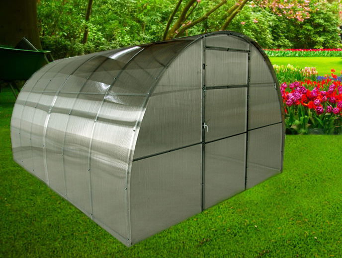 Arkinis šiltnamis TITAN EXTRA PLIUS, 3 x 8 m, 6 mm polikarbonato danga-0