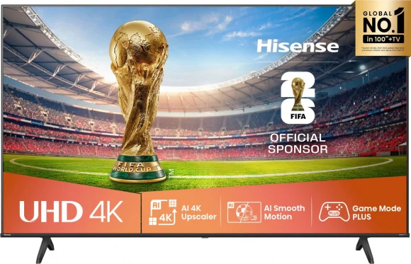 Televizorius Hisense A6Q, 75'', 4K UHD, LED LCD, juodas-0