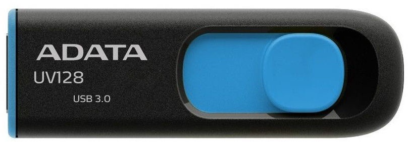 USB atmintinė Adata UV128, mėlyna/juoda, 32 GB