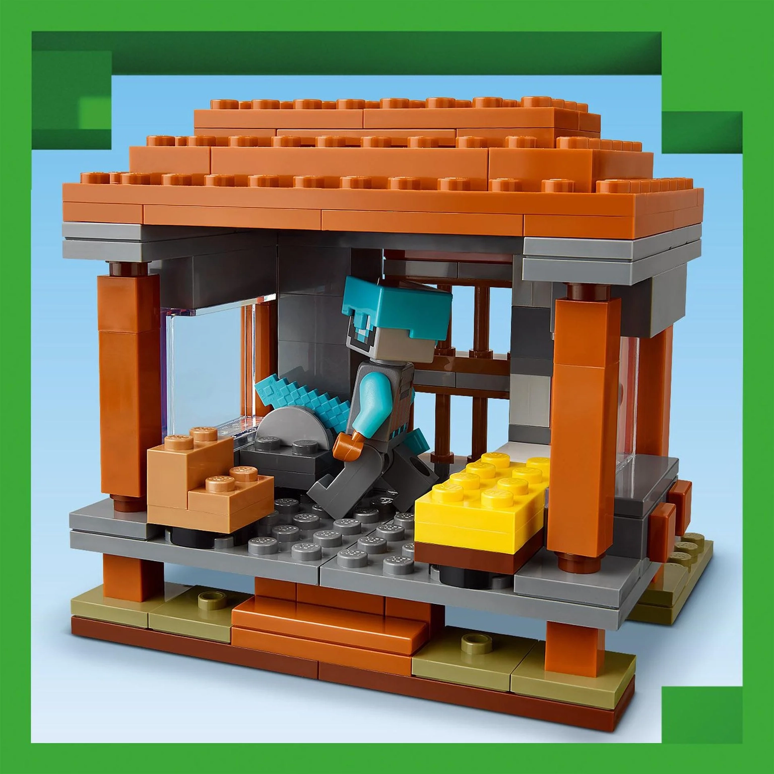 Konstruktorius LEGO® Minecraft The Pillager Outpost and Ravager, 21278 - 6