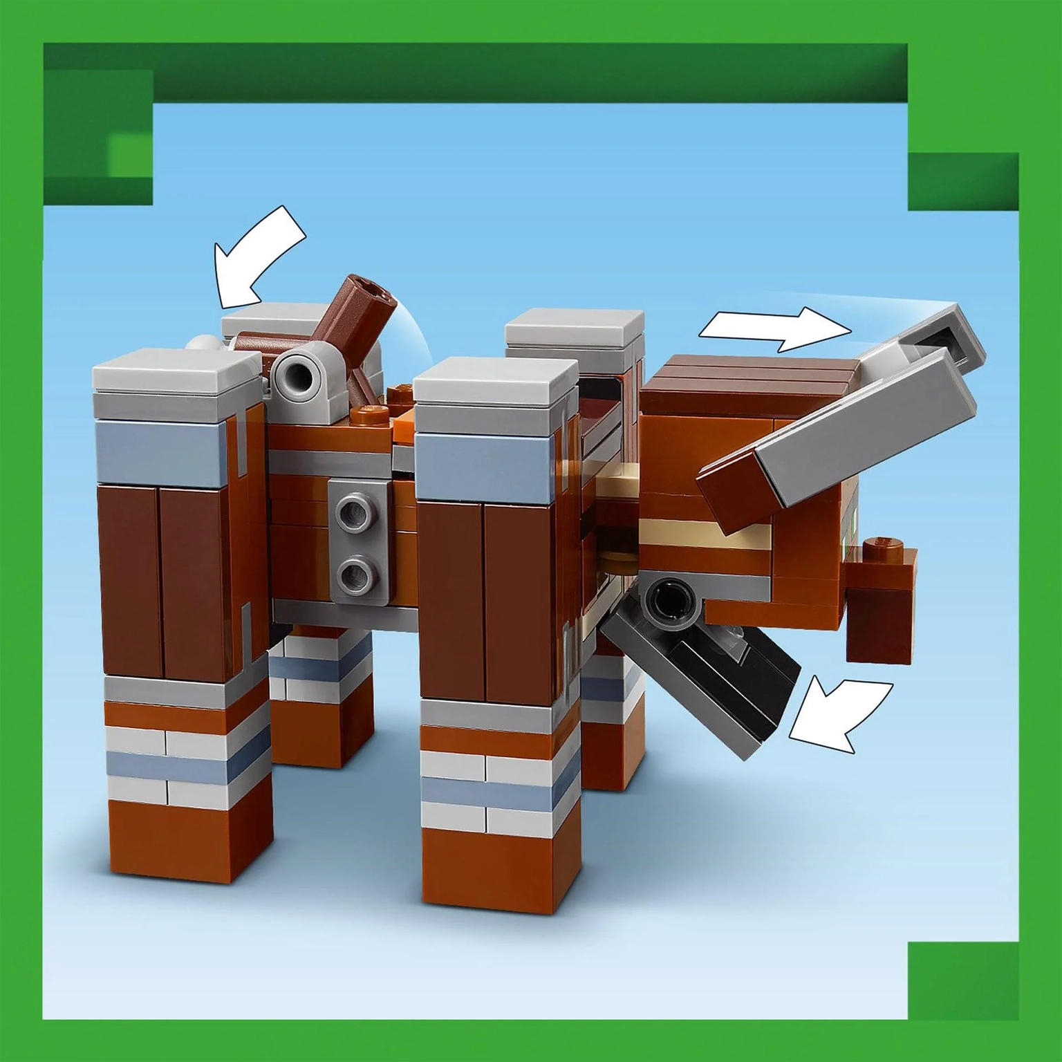 Konstruktorius LEGO® Minecraft The Pillager Outpost and Ravager, 21278 - 5