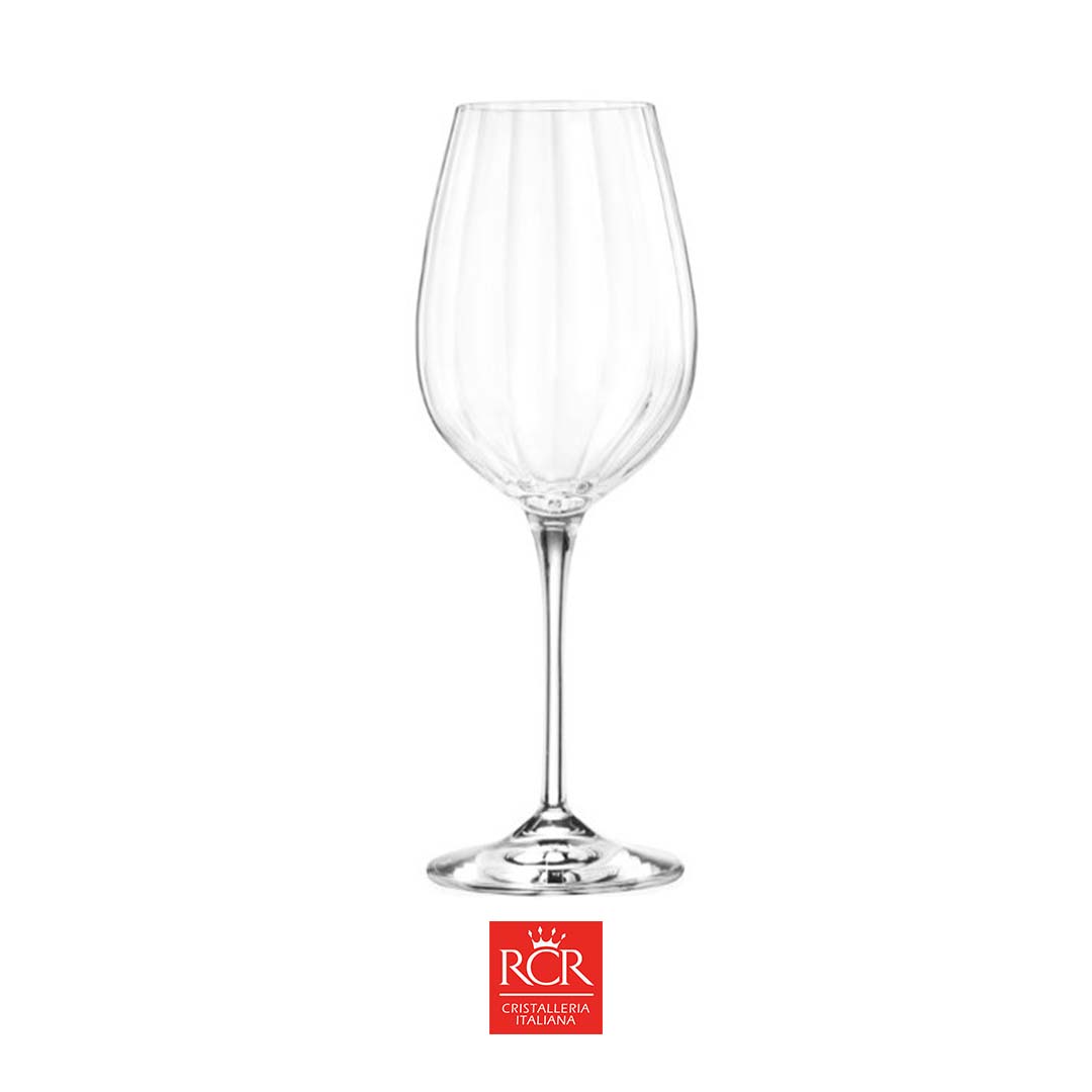 Krištolinės vyno taurės RCR OPTIQ, 450 ml, 6 vnt.-0