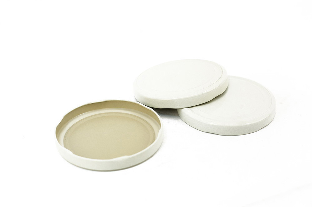 Užsukamas konservavimo dangtelis, baltos sp., 10 cm-1