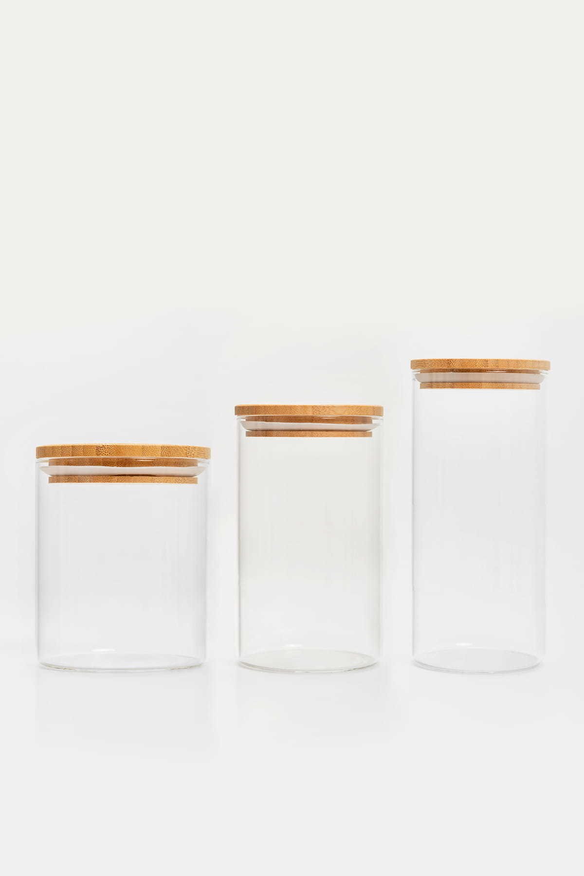 Birių produktų indas MPLco, stiklinis, su bambukiniu dangteliu, 10 x 13 cm - 2