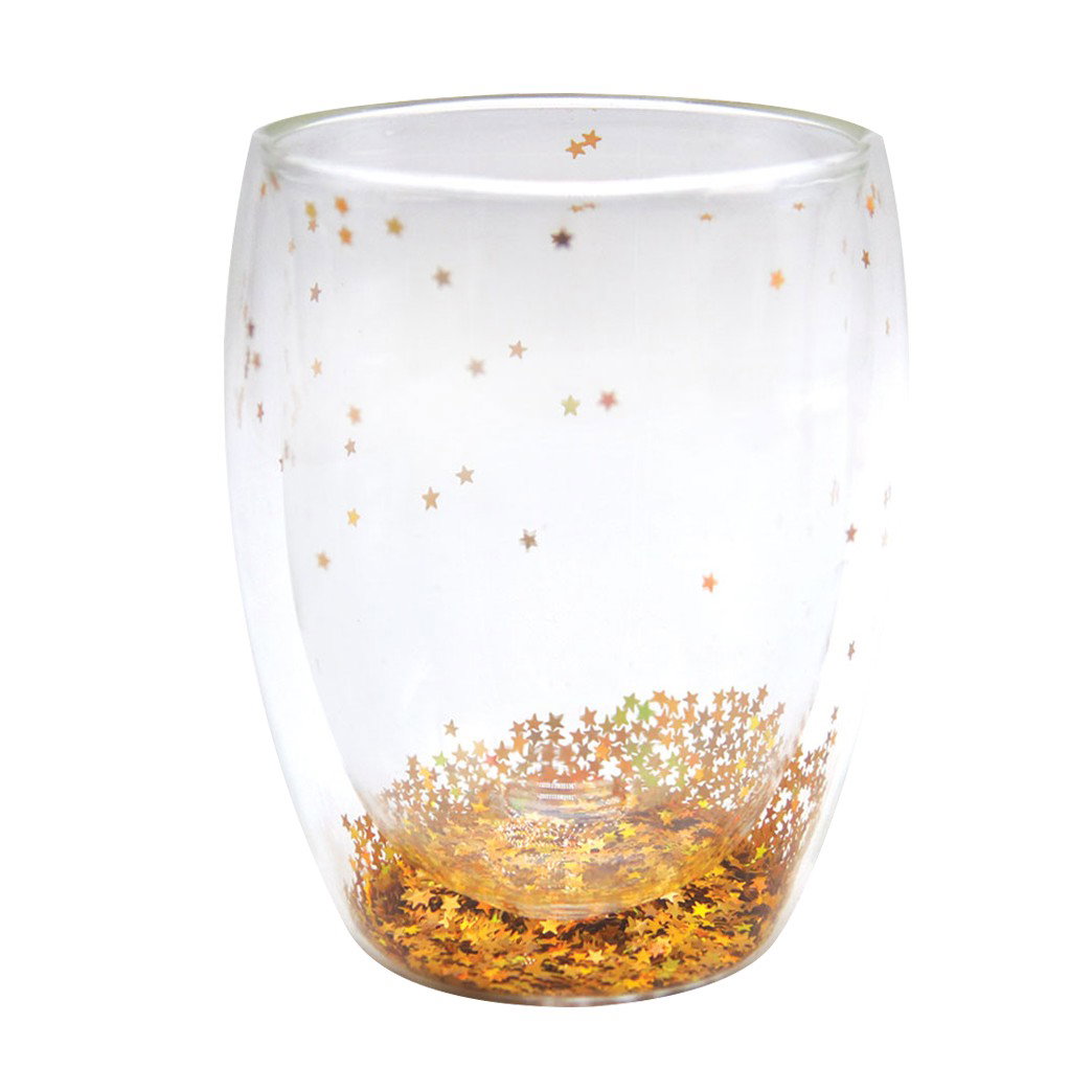 Dvigubo stiklo stiklinė AURORA STARS, 350 ml-0