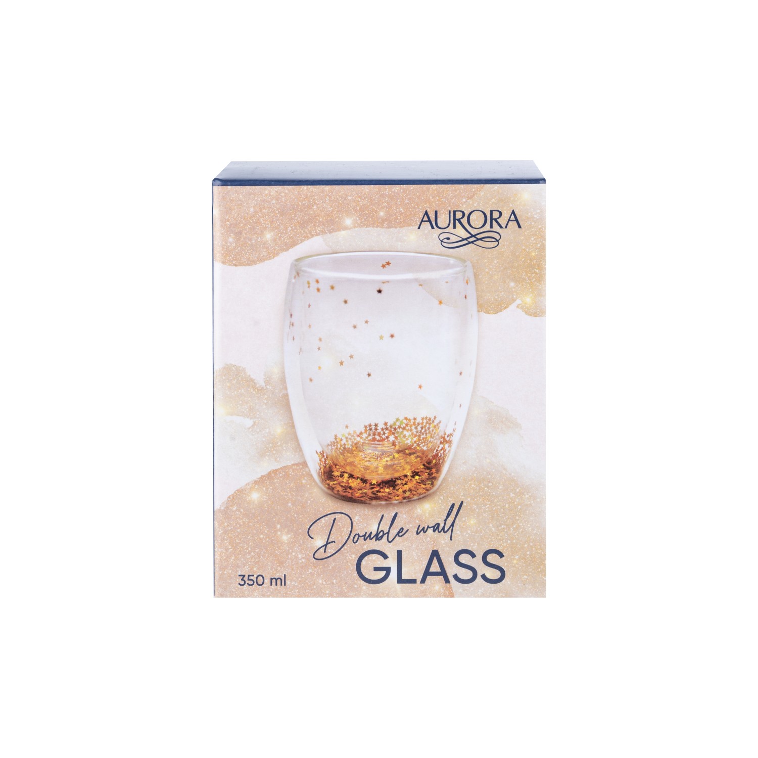 Dvigubo stiklo stiklinė AURORA STARS, 350 ml-1