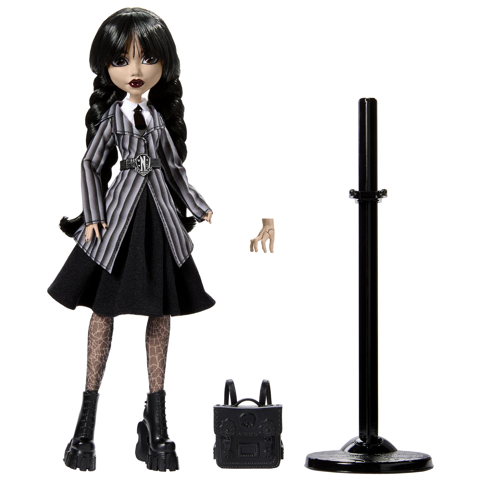 „Monster High X Wednesday“  lėlė Trečiadienė - 3