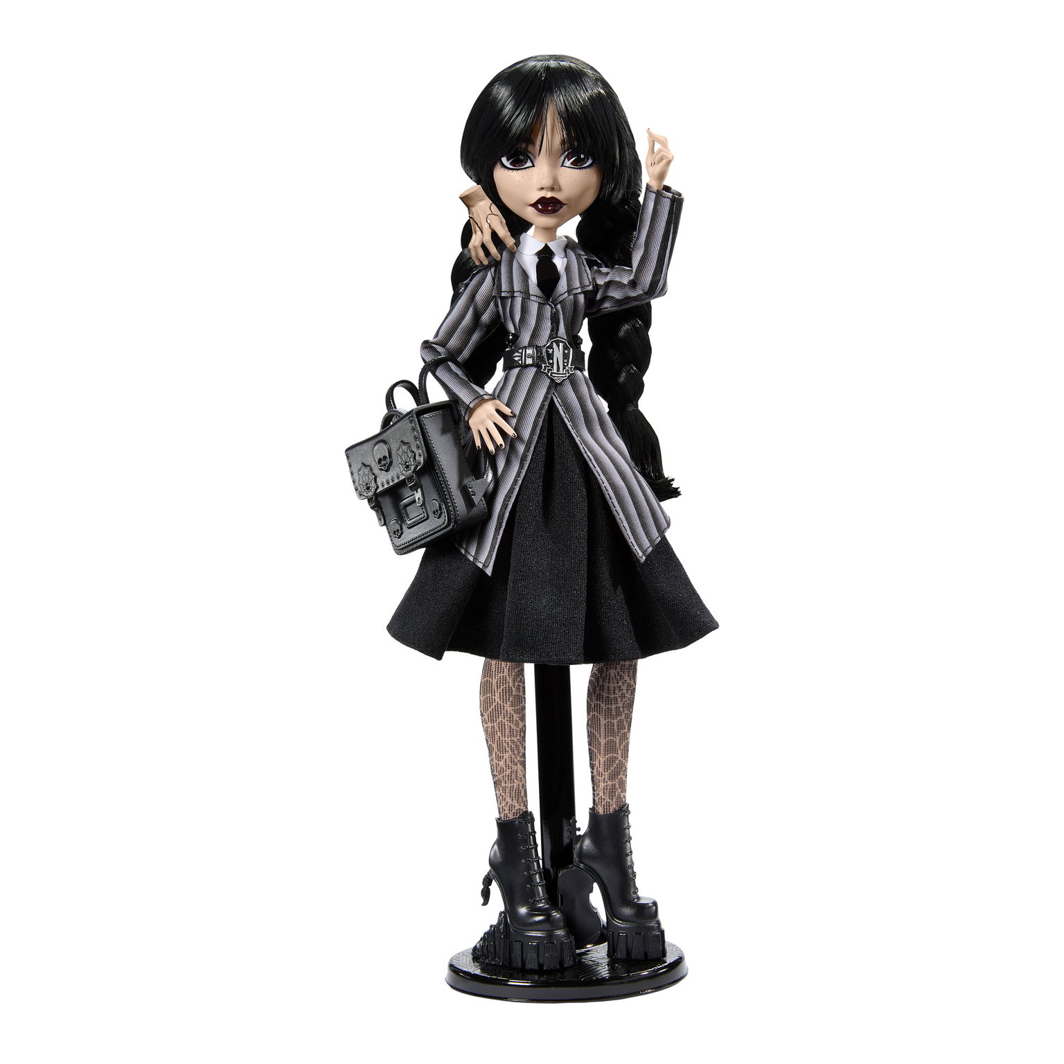 „Monster High X Wednesday“  lėlė Trečiadienė-1