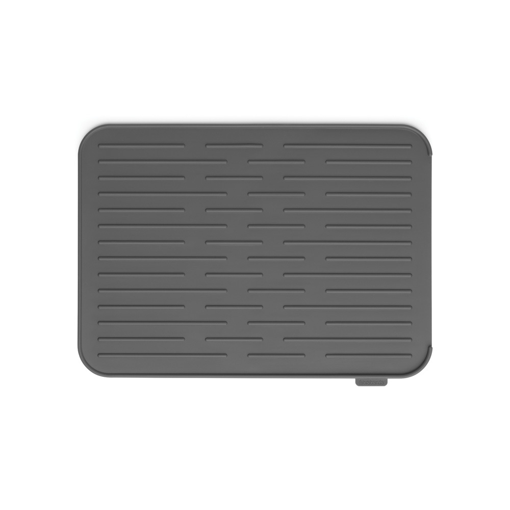 Silikoninis kilimėlis indams džiovinti BRABANTIA,tamsiai pilkos sp., 44x32,5cm-0