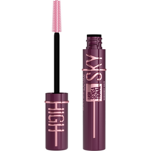 Blakstienų tušas Maybelline Lash Sensational Sky High, 7.2 ml, burgundy ...