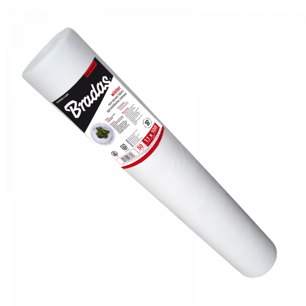 Agroplėvelė nuo šalnų Bradas Winter, 50 g/m², 3.2 x 100 m, balta-0