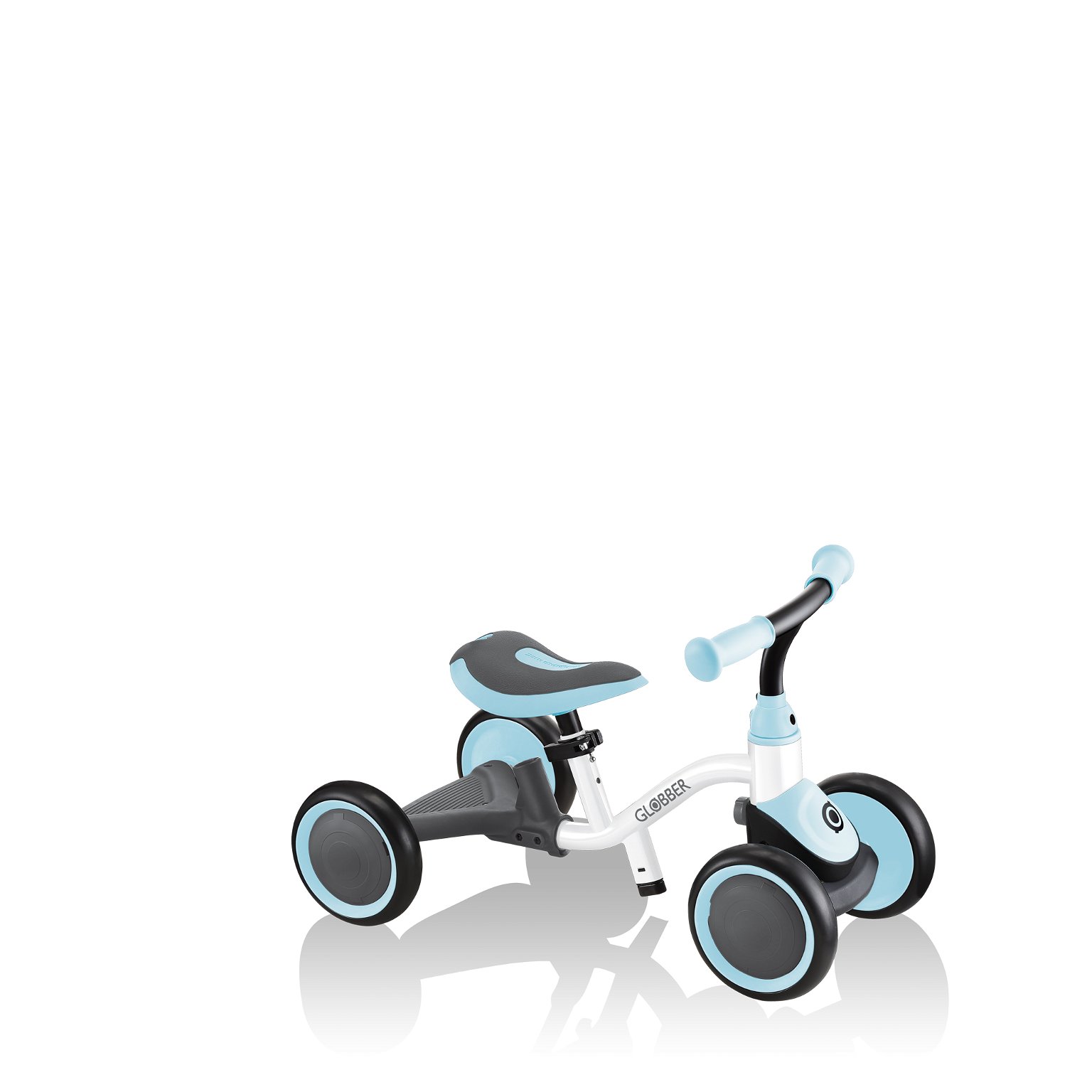 Mokomasis dviratis GLOBBER 3in1, baltas, mėlynas - 6