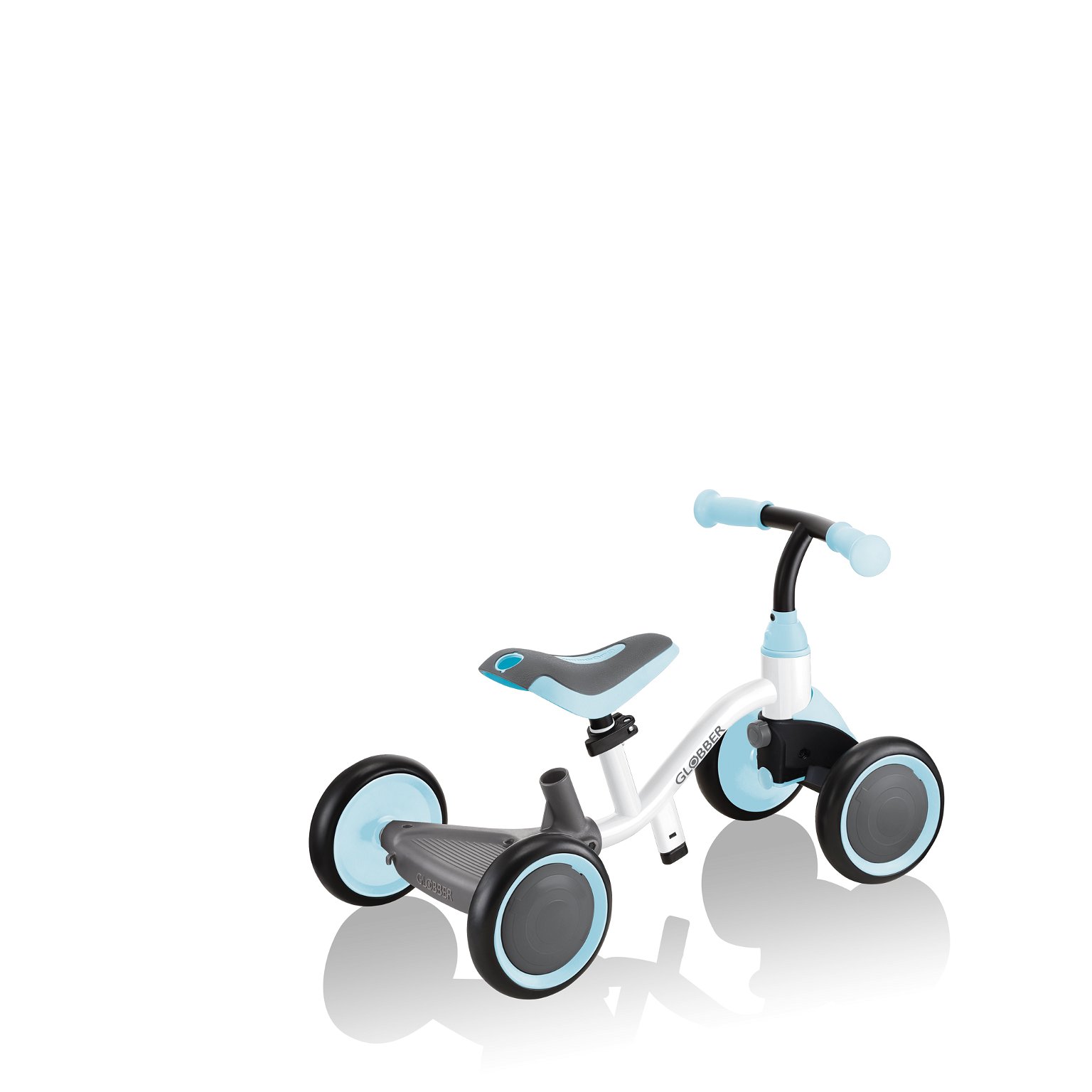 Mokomasis dviratis GLOBBER 3in1, baltas, mėlynas - 7