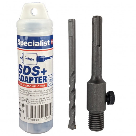 Gręžimo karūnų laikiklis su centravimo grąžtu SPECIALIST+, SDS - 2