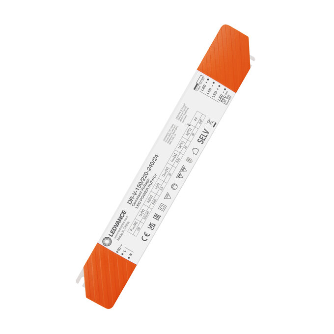 LED transformatorius LEDVANCE DR, IP20, 150 W, įėjimas AC220-240V, išėjimas DC24V-0
