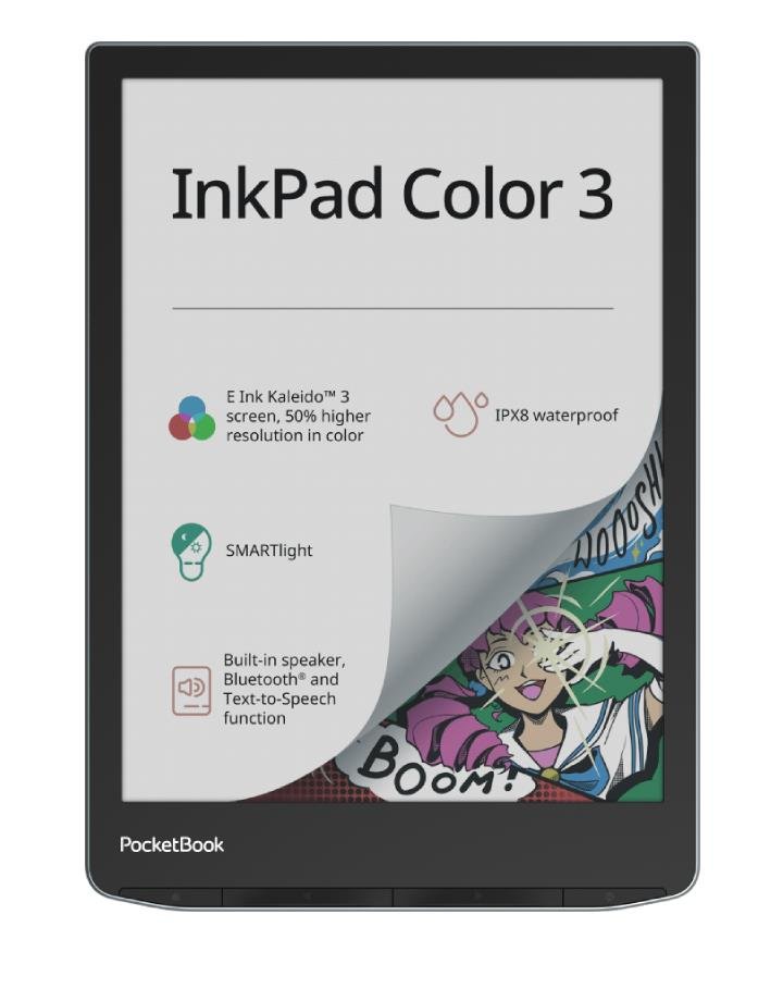 Elektroninė knygų skaityklė Pocketbook InkPad Color 3, 7.8", 32 GB