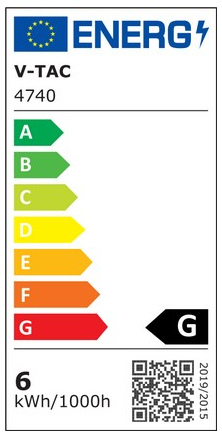 Įleidžiama stiklinė LED panelė V-TAC GLASS, 6 W - 3