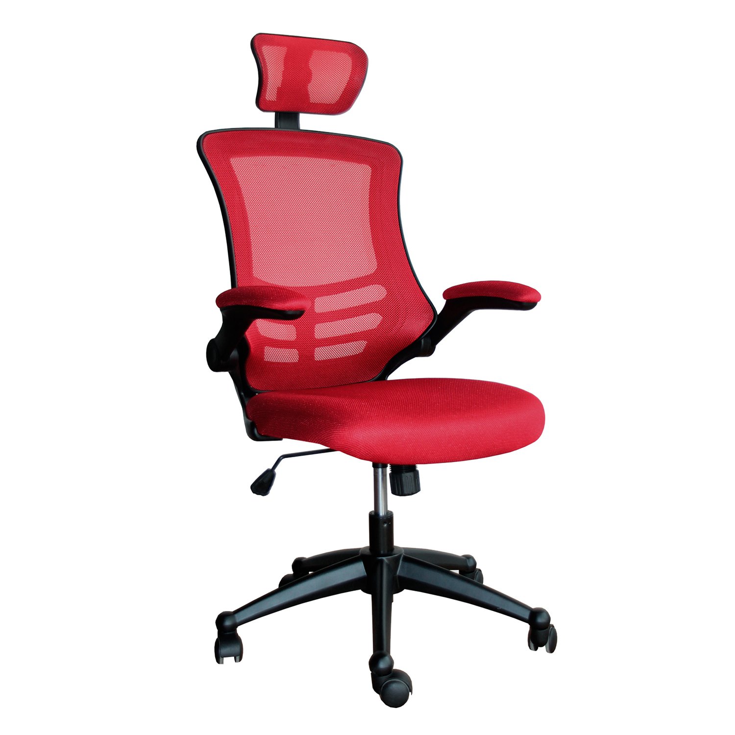 Biuro kėdė RAGUSA, 66,5x51x117-126 cm, raudona - 1