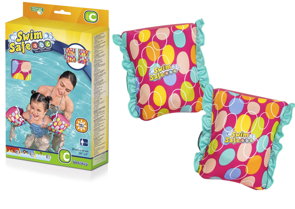 Pripučiamos plaukiojimo rankovės BESTWAY Swim Safe AQUASTAR FABRIC ARMBANDS, S/M dydžio-0