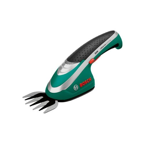 Akumuliatorinės žolės-gyvatvorių žirklės BOSCH Isio, 3,6 V, 1,5 Ah, 8/12 cm, 0,5 kg-0