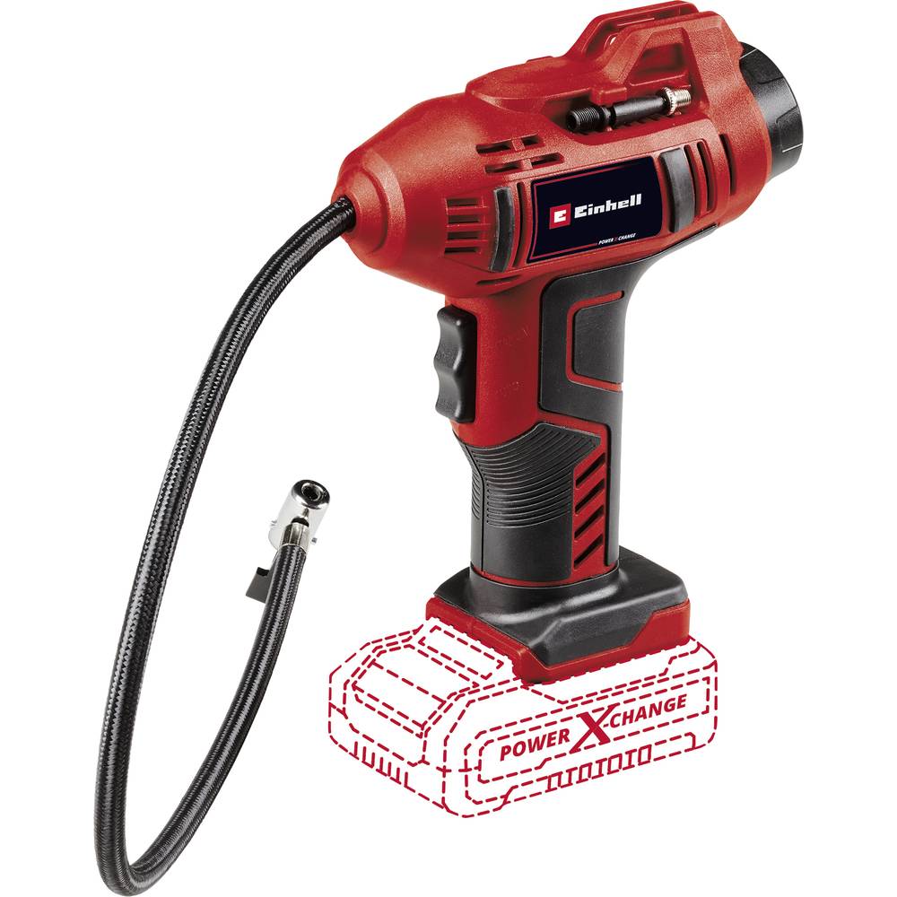 Akumuliatorinis oro kompresorius EINHELL CE-CC 18 Li-Solo, 18 V, 11 bar, be akumuliatoriaus-0