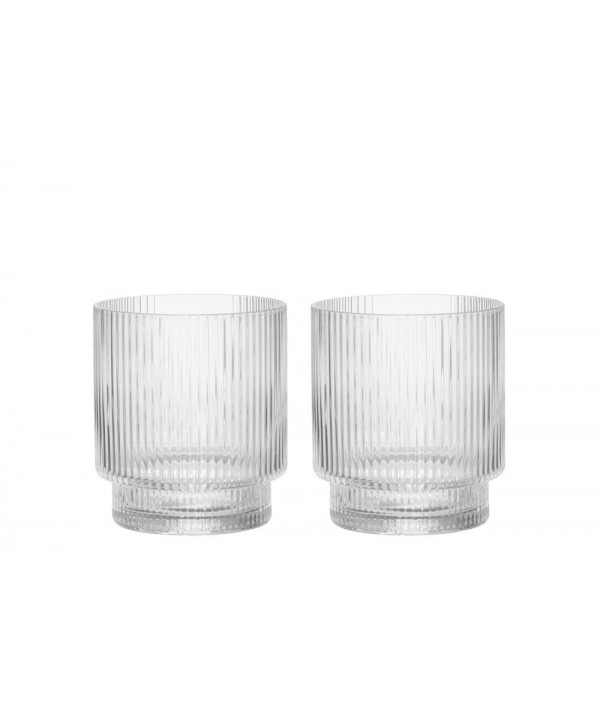 Stiklinių rinkinys MAKU, baltos sp., 2 vnt., 310 ml-0