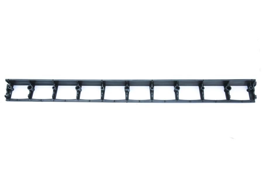 Plastikinis vejos bortelis, lankstus, juodos sp., 1000 x 80 x 45 mm-0