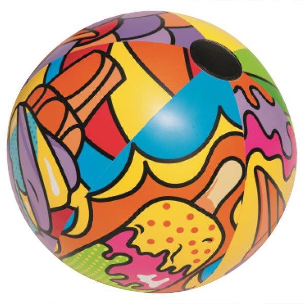 Paplūdimio kamuolys POP 36"/91cm, įvairių spalvų-0