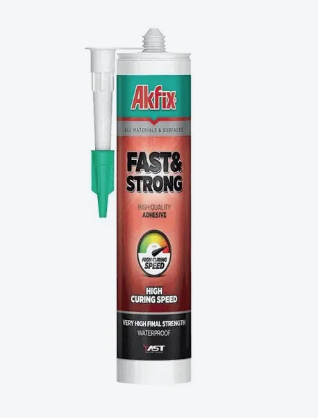 Klijuojantis hermetikas Akfix MS Fast & Strong Ast Polymer, 290 ml