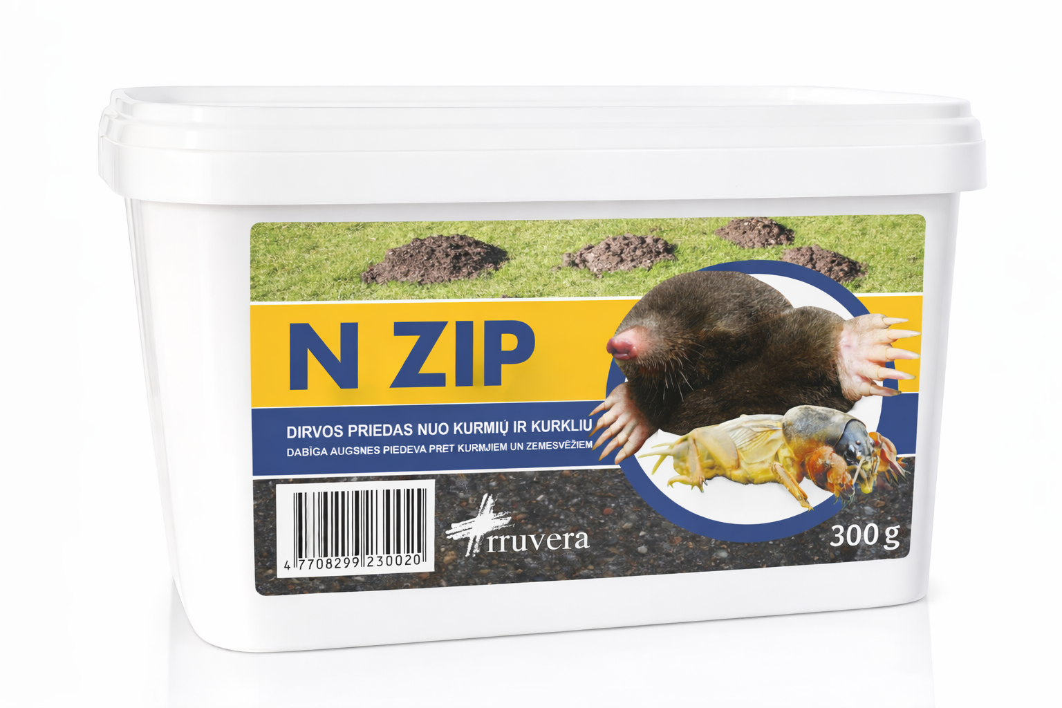 Priemonė nuo kurmių ir kurklių N ZIP, 300 g-0