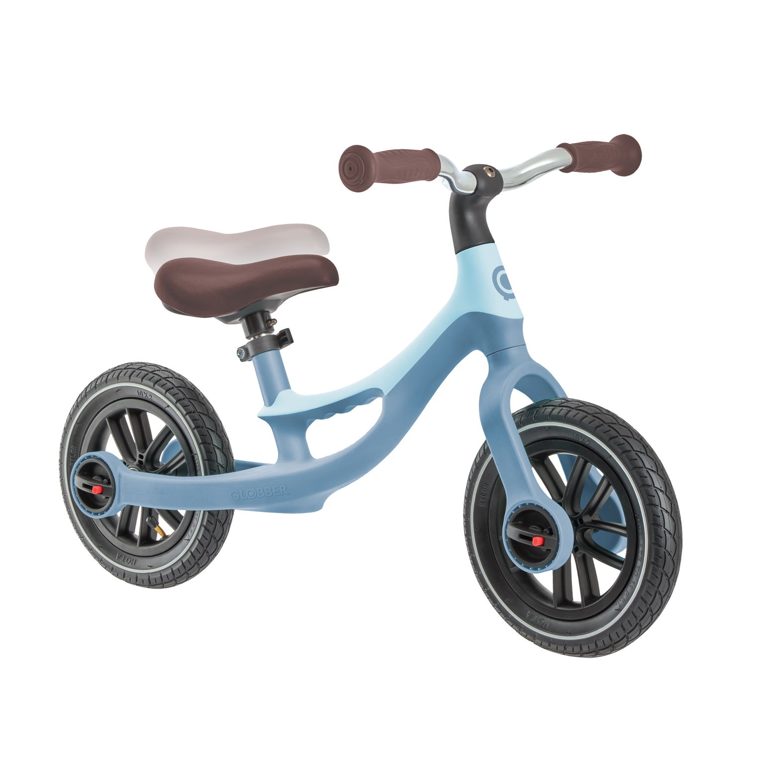 Balansinis dviratis GLOBBER Go Bike Elite Air, pastelinės mėlynos spalvos-1