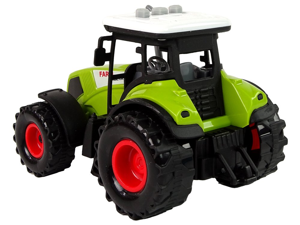 Žaislinis traktorius, žalias - 6