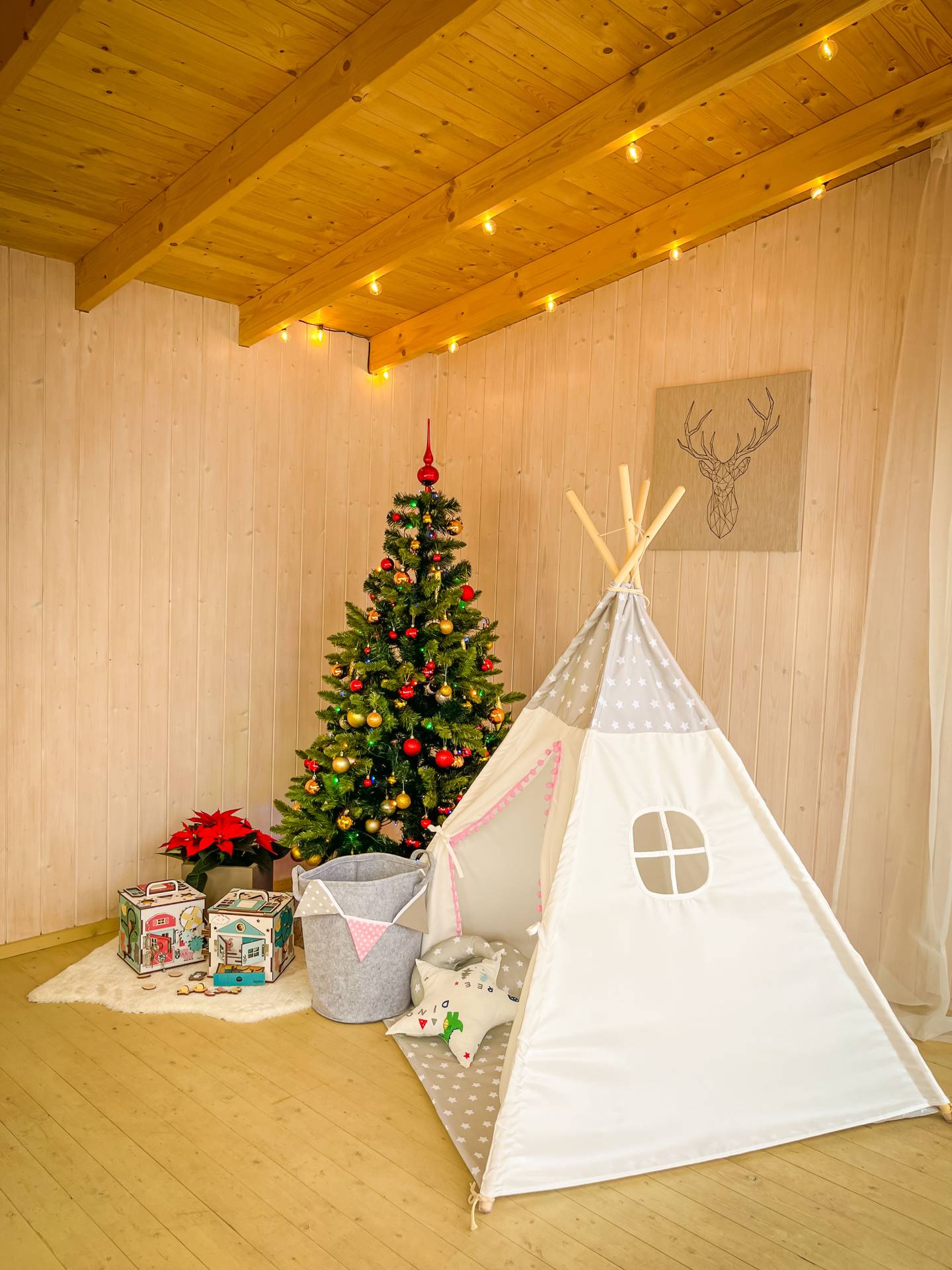 Tipi palapinė "Žvaigždėtas dangus" - 3