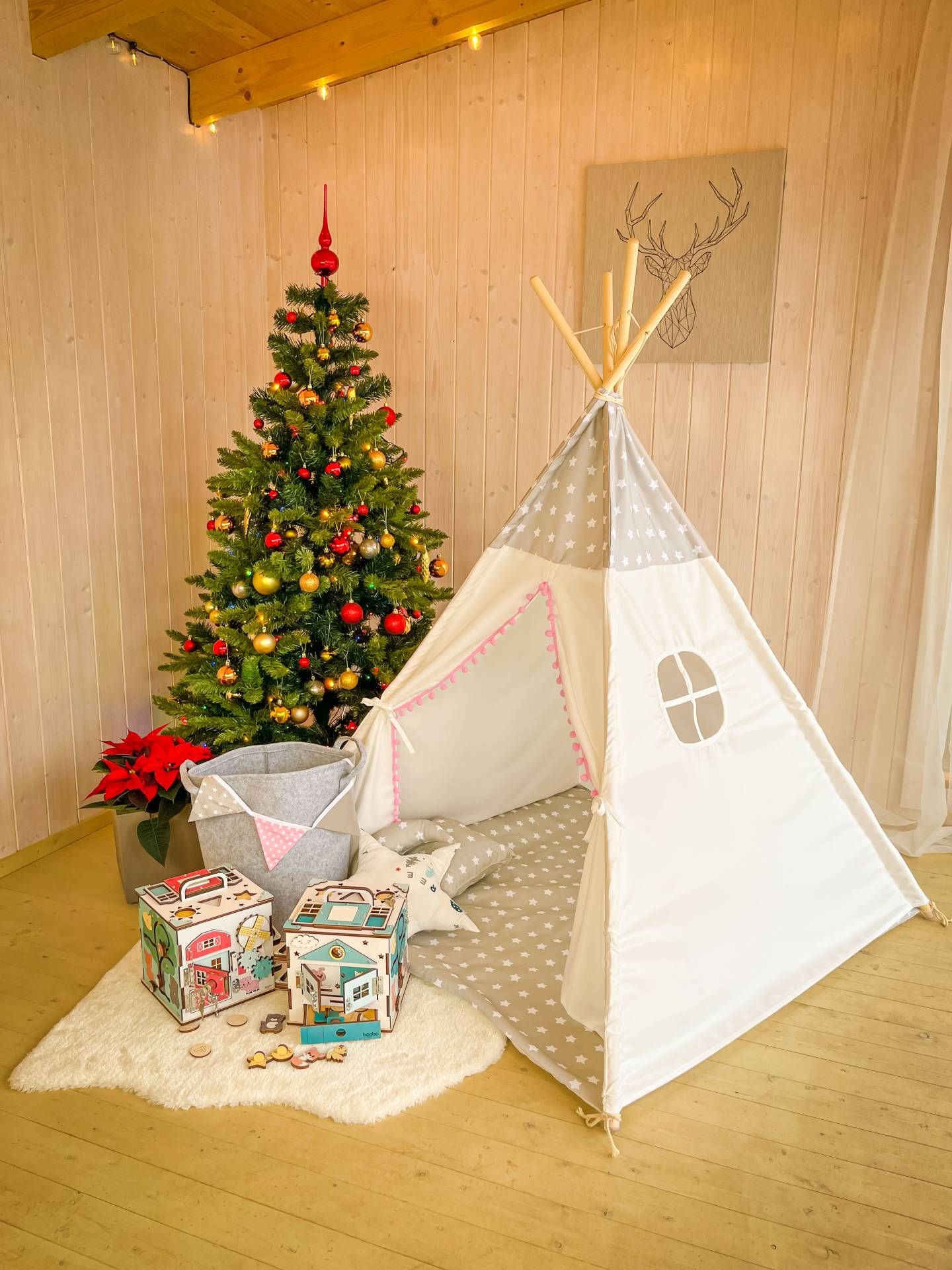 Tipi palapinė "Žvaigždėtas dangus"-1