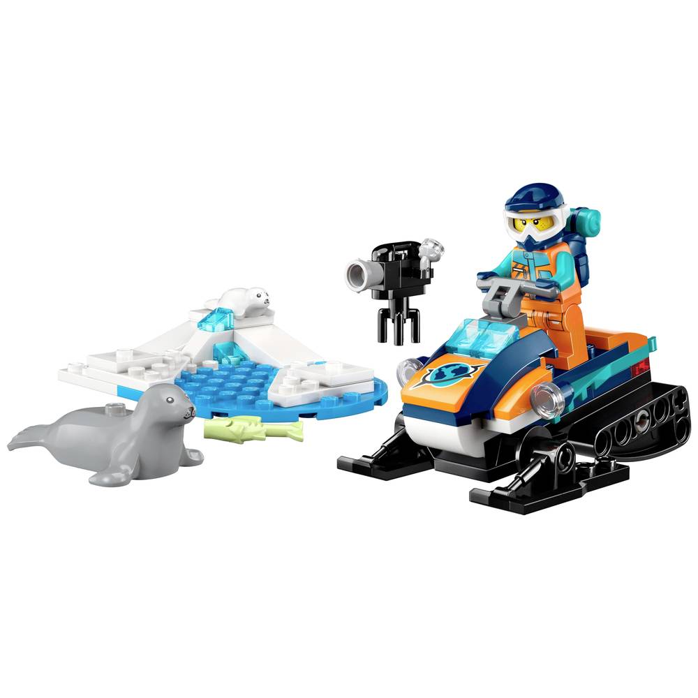 Konstruktorius LEGO City Arctic Explorer Snowmobile-1