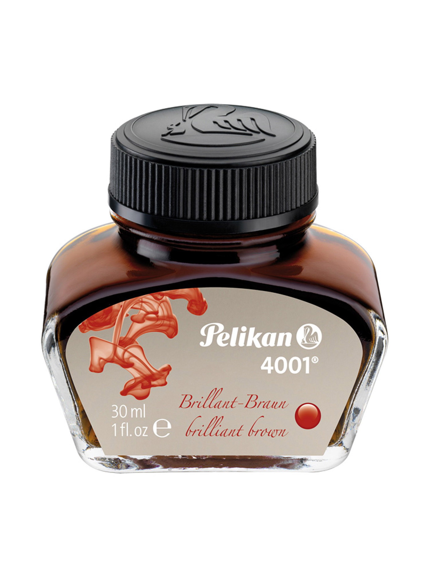 Rašalas 4001, 30 ml, rudas-0