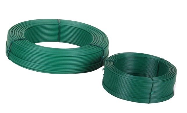 Įtempimo viela, PVC, žalios sp., 2,6 mm, 100 m