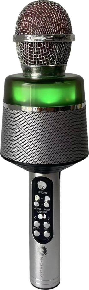 Vaikiškas mikrofonas N-GEAR STARMIC S20LS, sidabro
