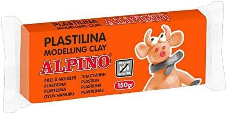 Plastilinas ALPINO, 150 g, oranžinis
