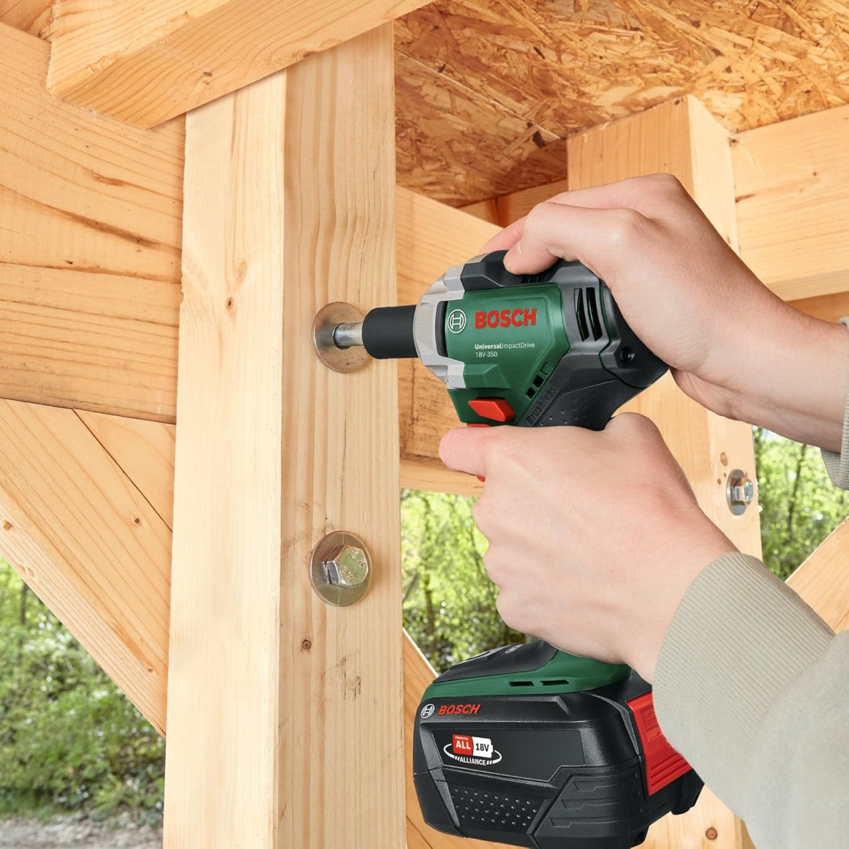 Akumuliatorinis smūginis veržliasukis BOSCH UniversalImpactDrive 18V-350, 18 V, 350 Nm, be akumul. - 3