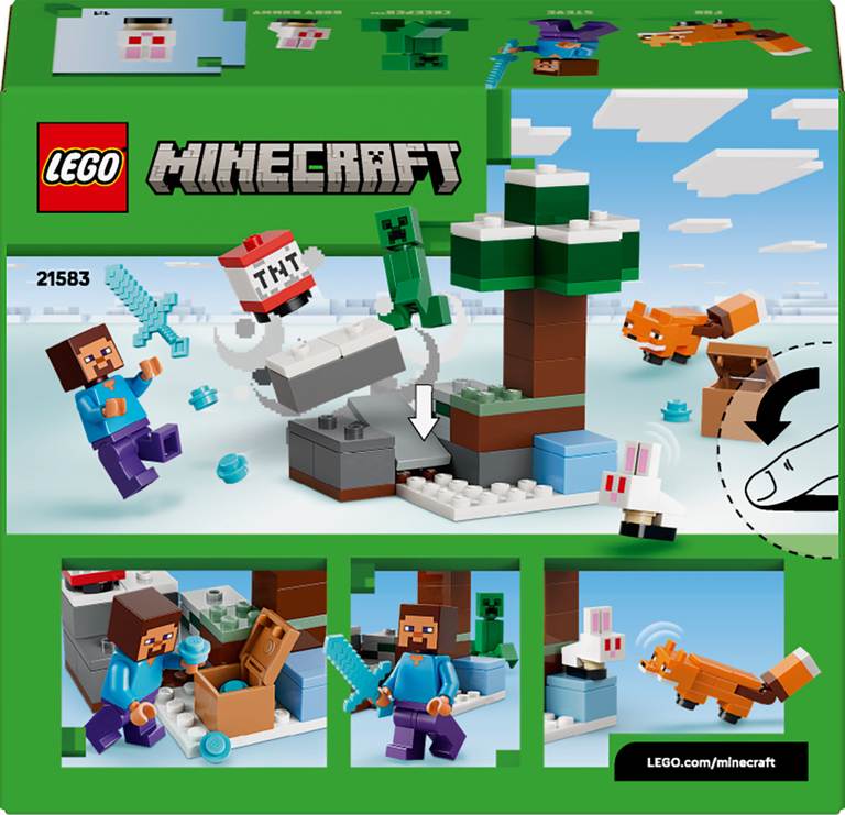 Konstruktorius LEGO Minecraft Steve's Taiga Adventure - 2