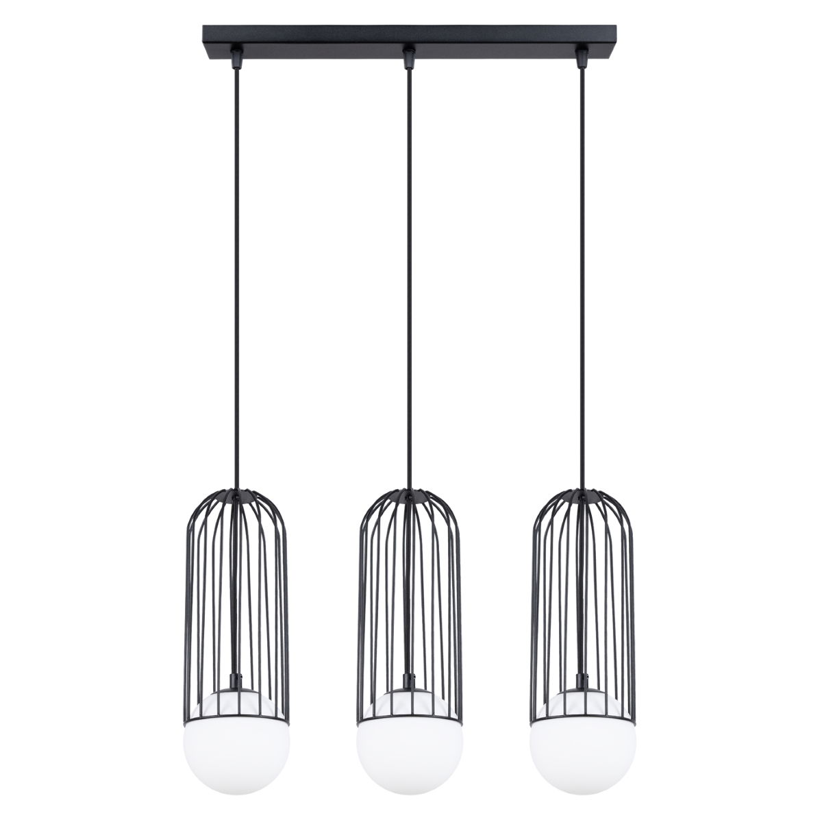 Pakabinamas šviestuvas SOLLUX BRINA 3L, 3xG9, max 8 W LED, juodas-0