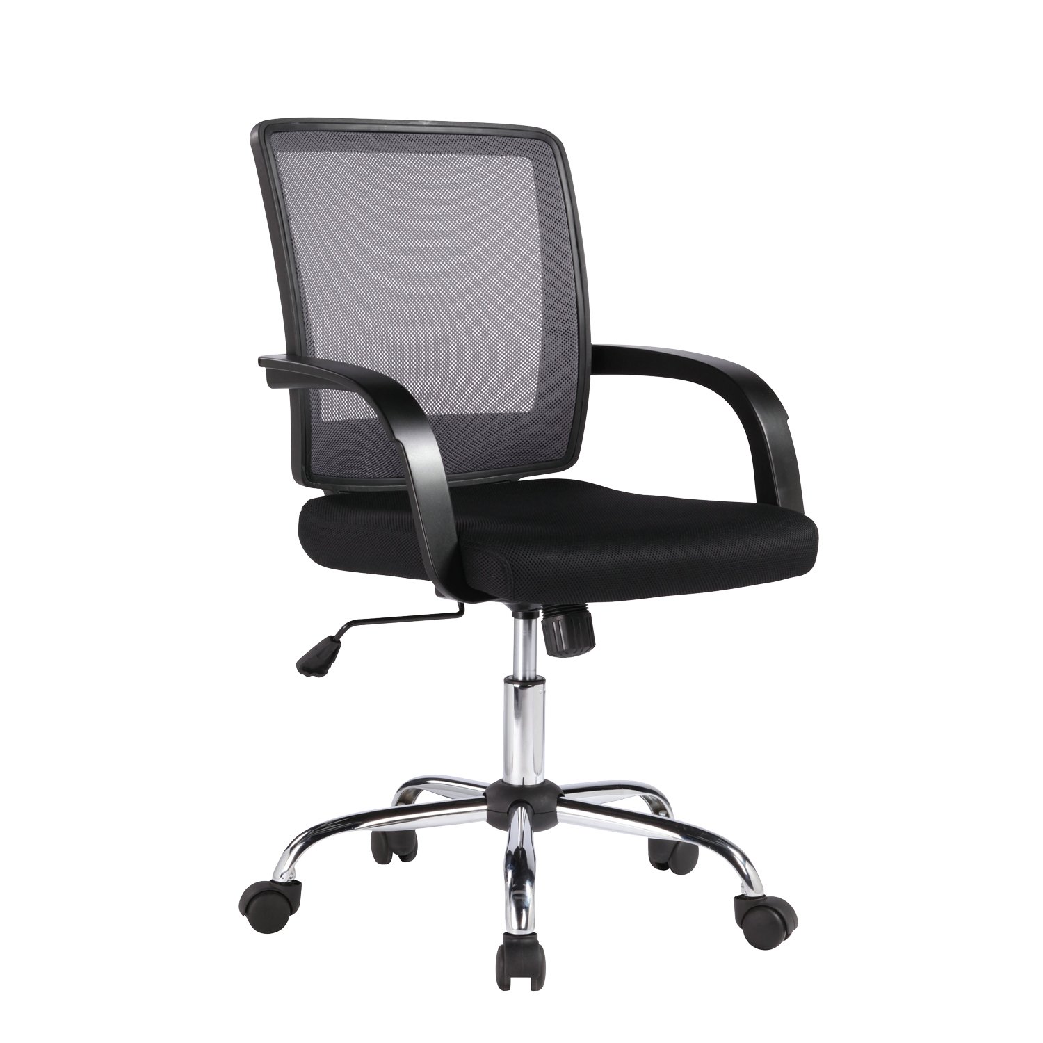 Biuro kėdė VISANO 57x56,5x88-95,5 cm, juoda