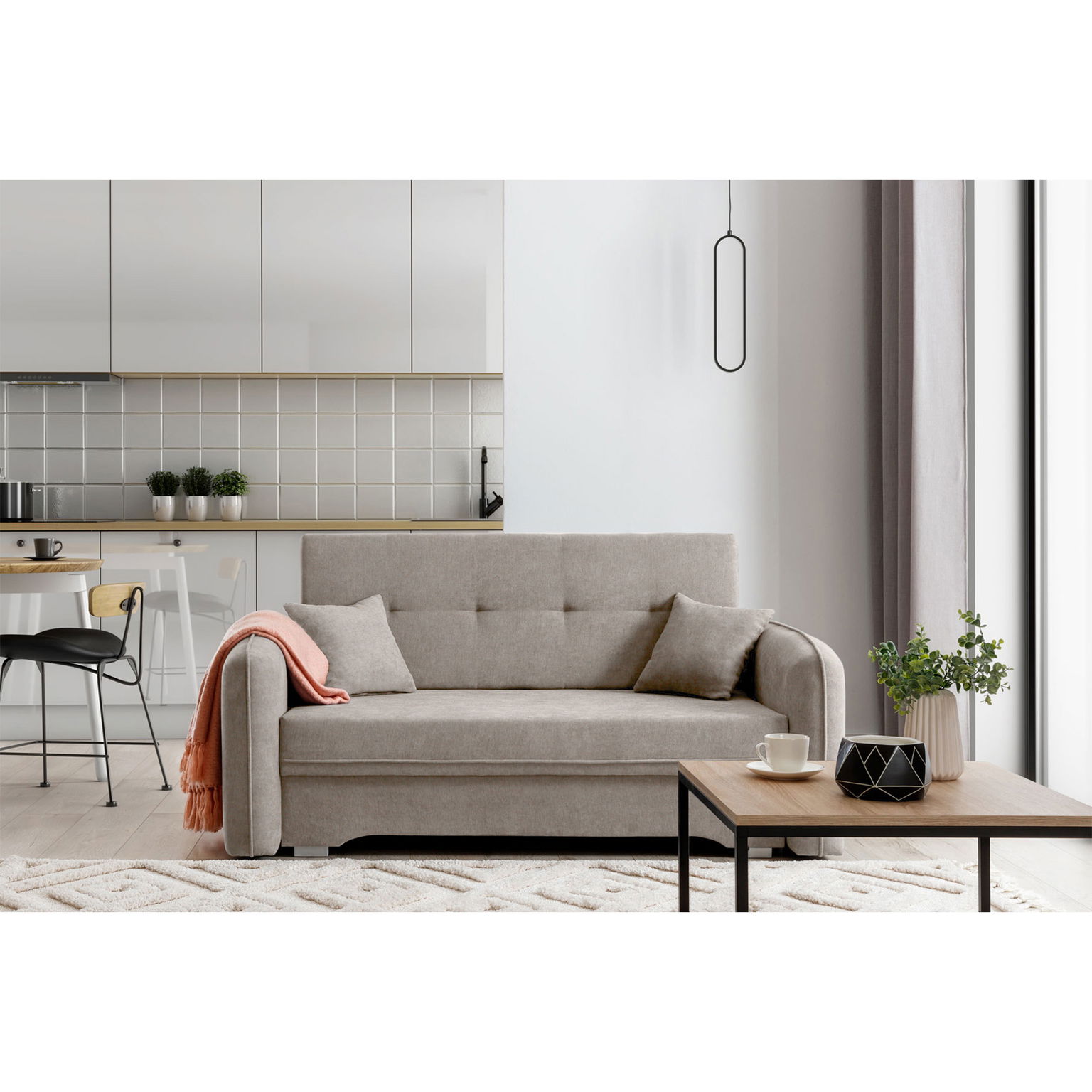 Sofa Laine, smėlio-0