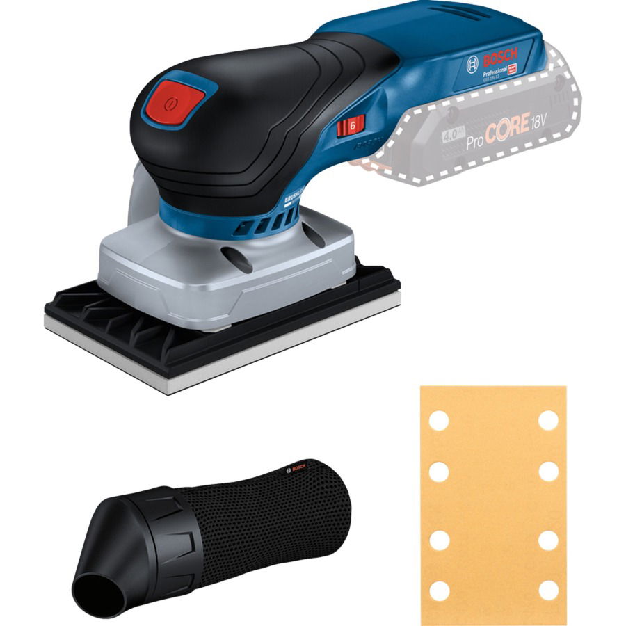 Akumuliatorinis plokštuminis šlifuoklis BOSCH PRO GSS 18V-13 solo (be akum.)-0