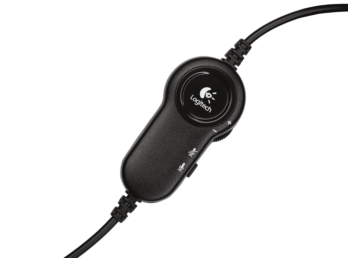 Laidinės ausinės ant ausų su lankeliu Logitech H151 Analog, juoda-1