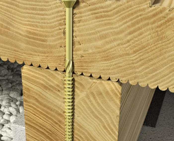Terasiniai sraigtai su Ruspert padengimu KOELNER, lauko darbams, 5 x 100 mm, 100 vnt.-1