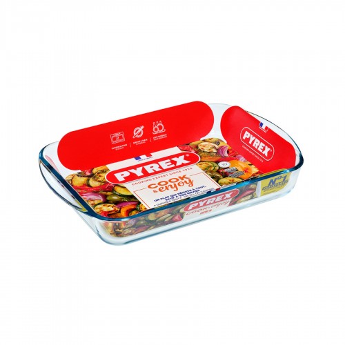 Stiklinė kepimo forma PYREX COOK&ENJOY, 23 x 35 cm, 2,7 l-0