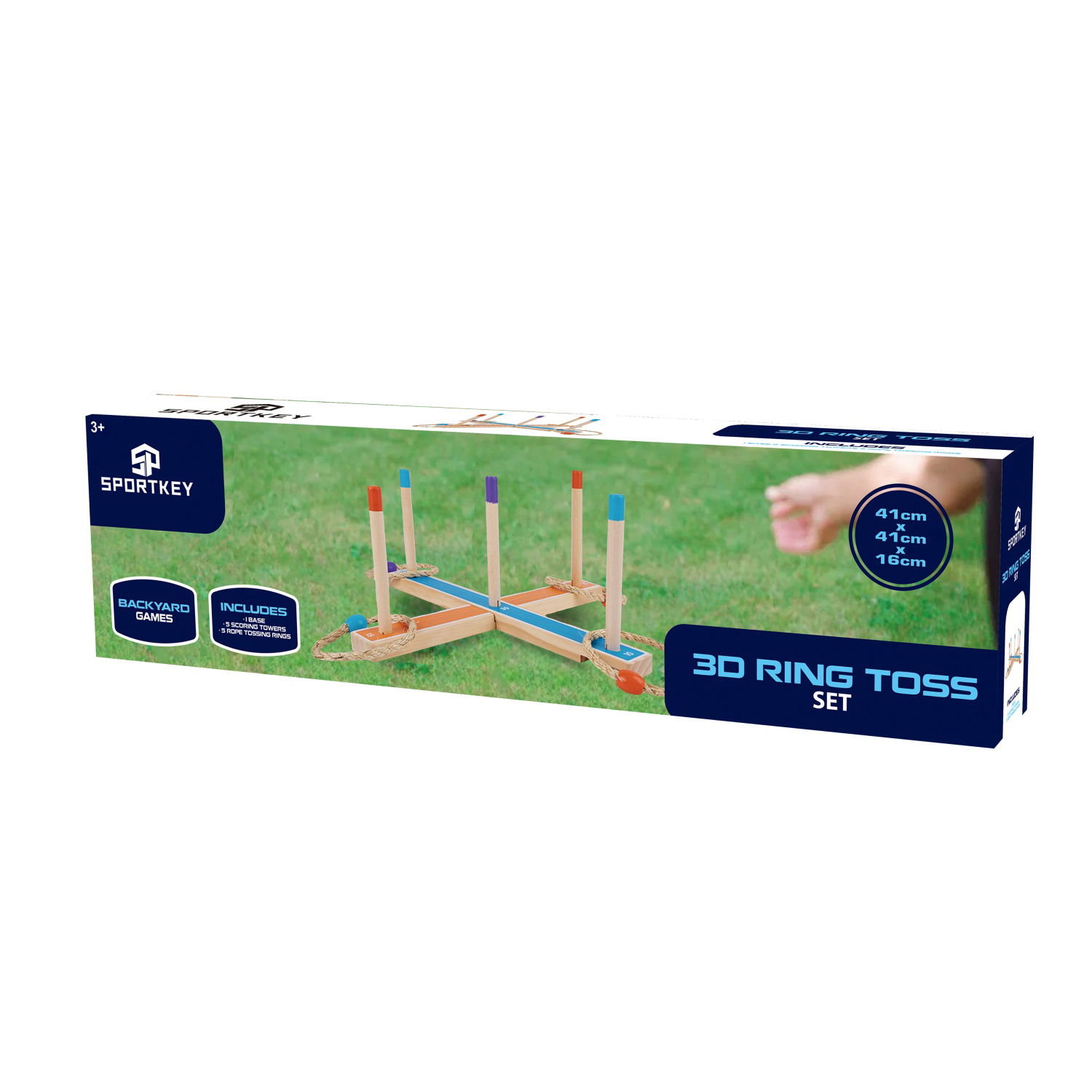 3D lauko žaidimo žiedų metimo rinkinys - 2