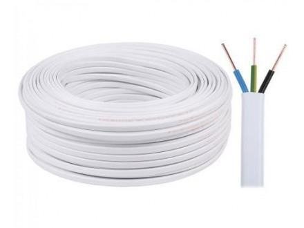 Instaliacinis kabelis YDYp, 3 x 1,5 mm ELPAR, 100 m., baltos sp.